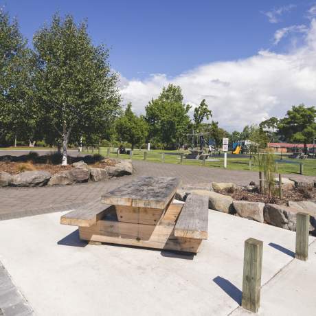 Kuirau Park Table and Playground in background.JPG
